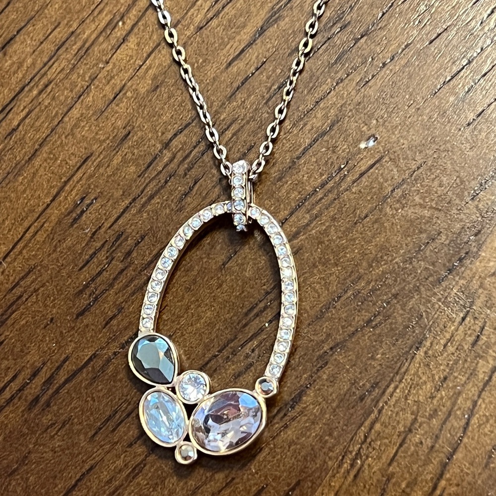 Swarovski Brand Rose Gold Necklace